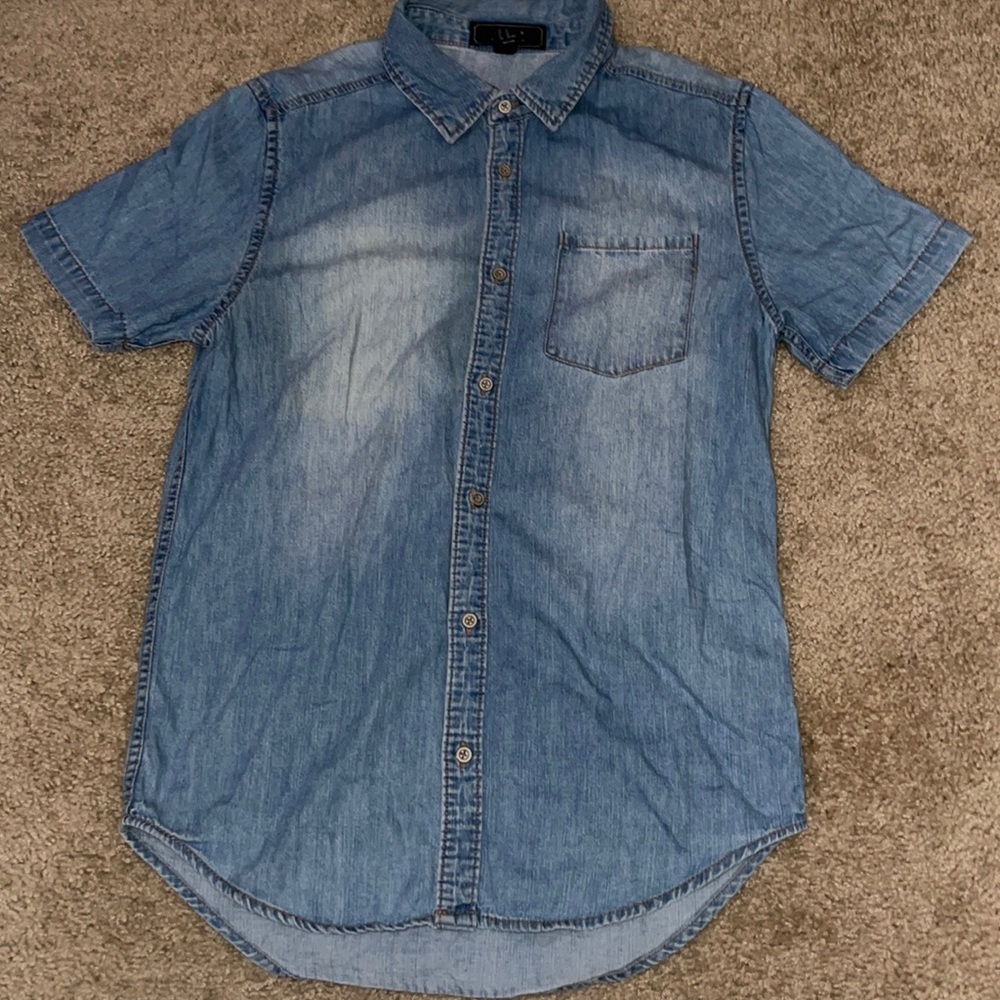 Men’s Denim button down.